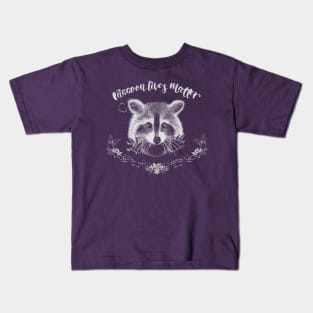 Raccoon Lives Matter Iconic-Tee Kids T-Shirt